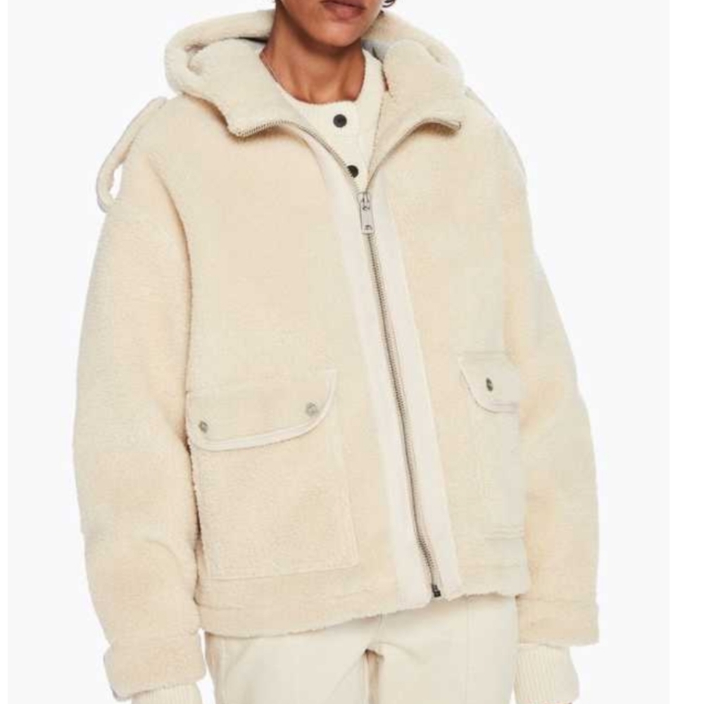 SCOTCH & SODA BONDED TEDDY HOODED JACKET - Picture 2 of 15